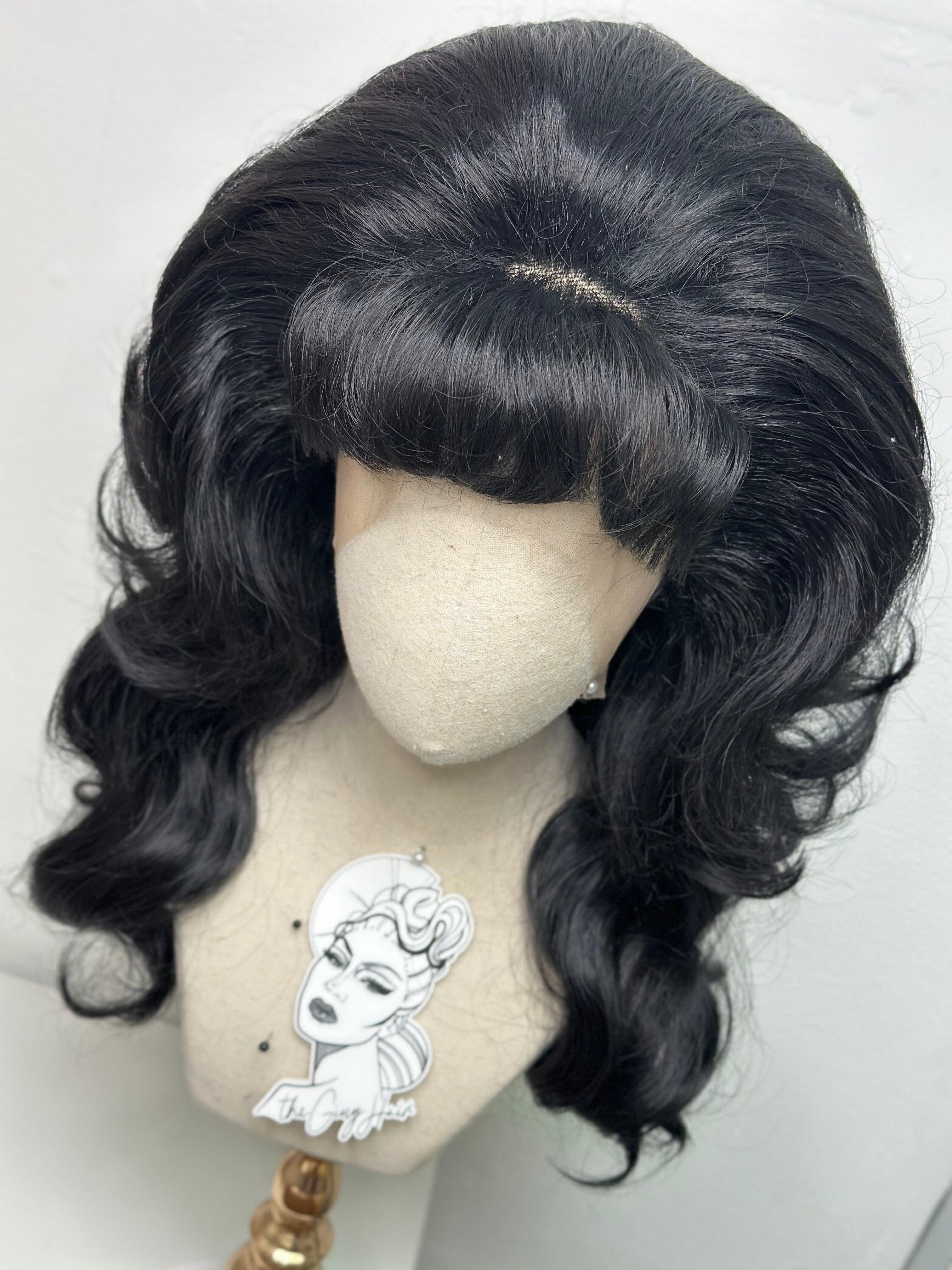 70s Balck Wig