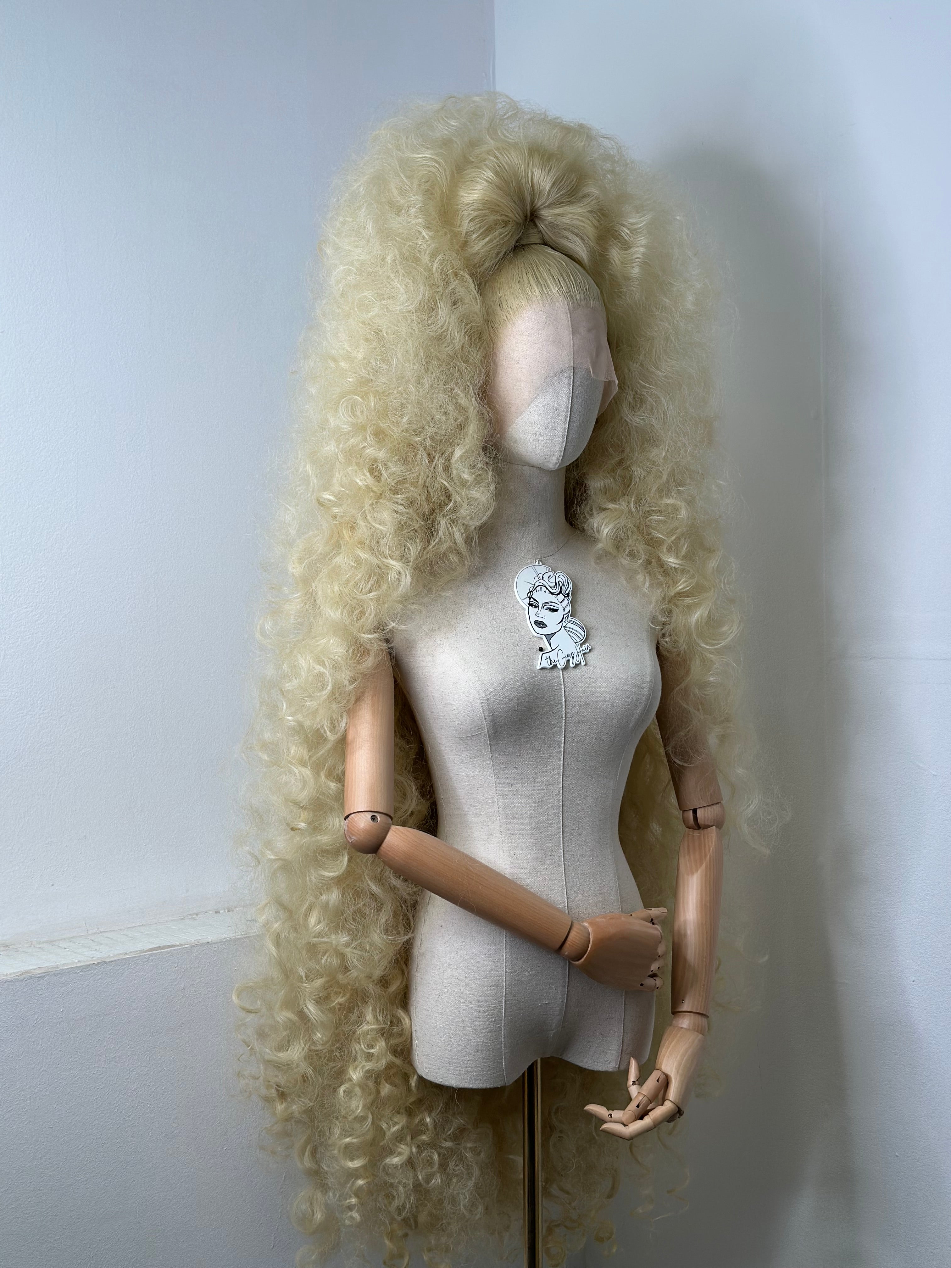60 inch Double stacked Curly Vanilla