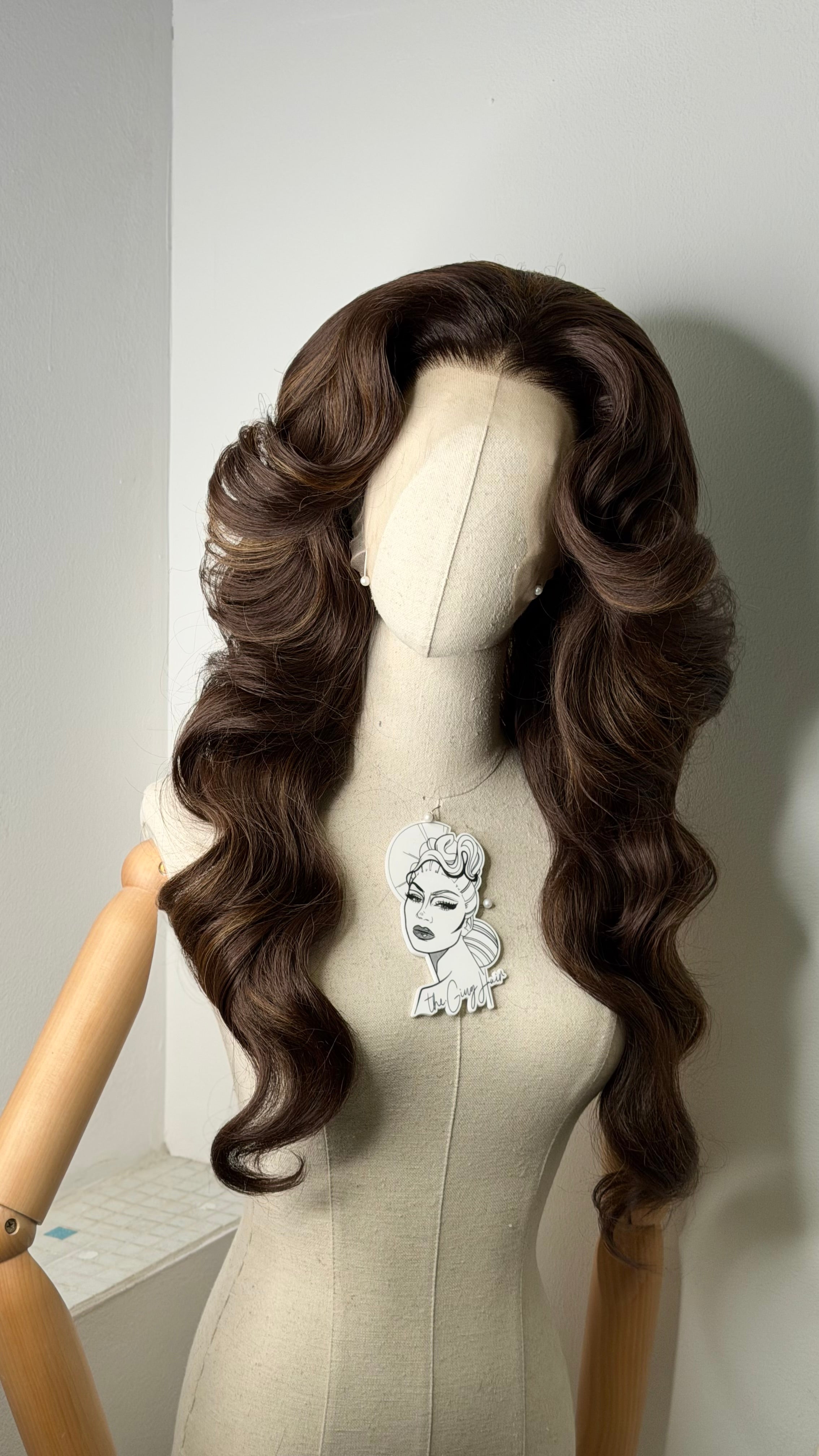 70s Brown Mix Wig
