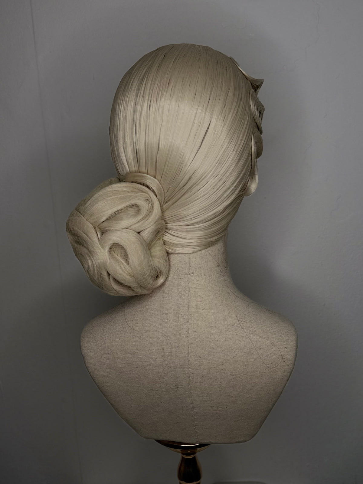 Fingerwaves platin blond