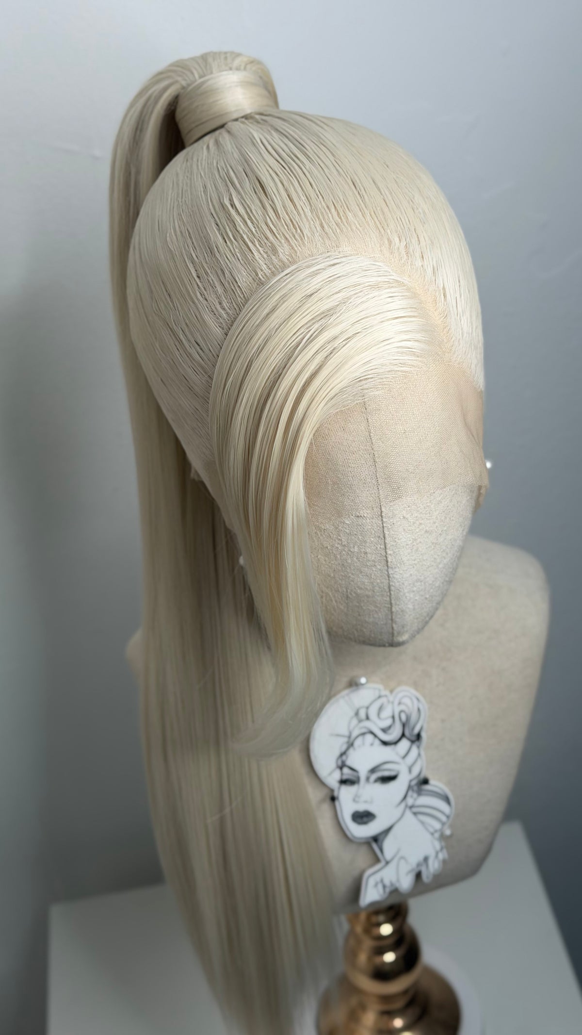 Full Lace sleek ponytail