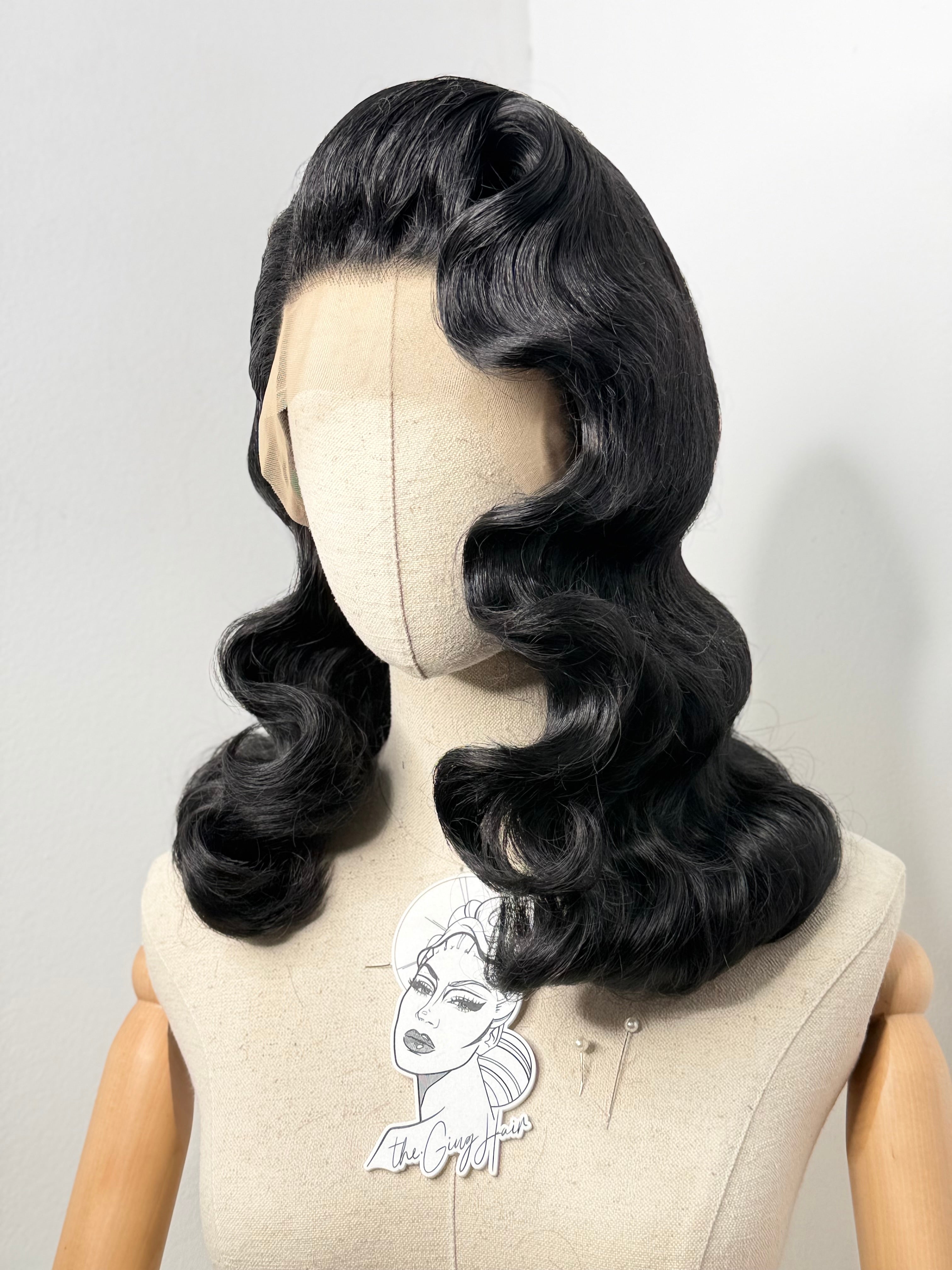Classy 40s History Wig Black