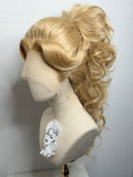 Half Updo natural gold Blonde