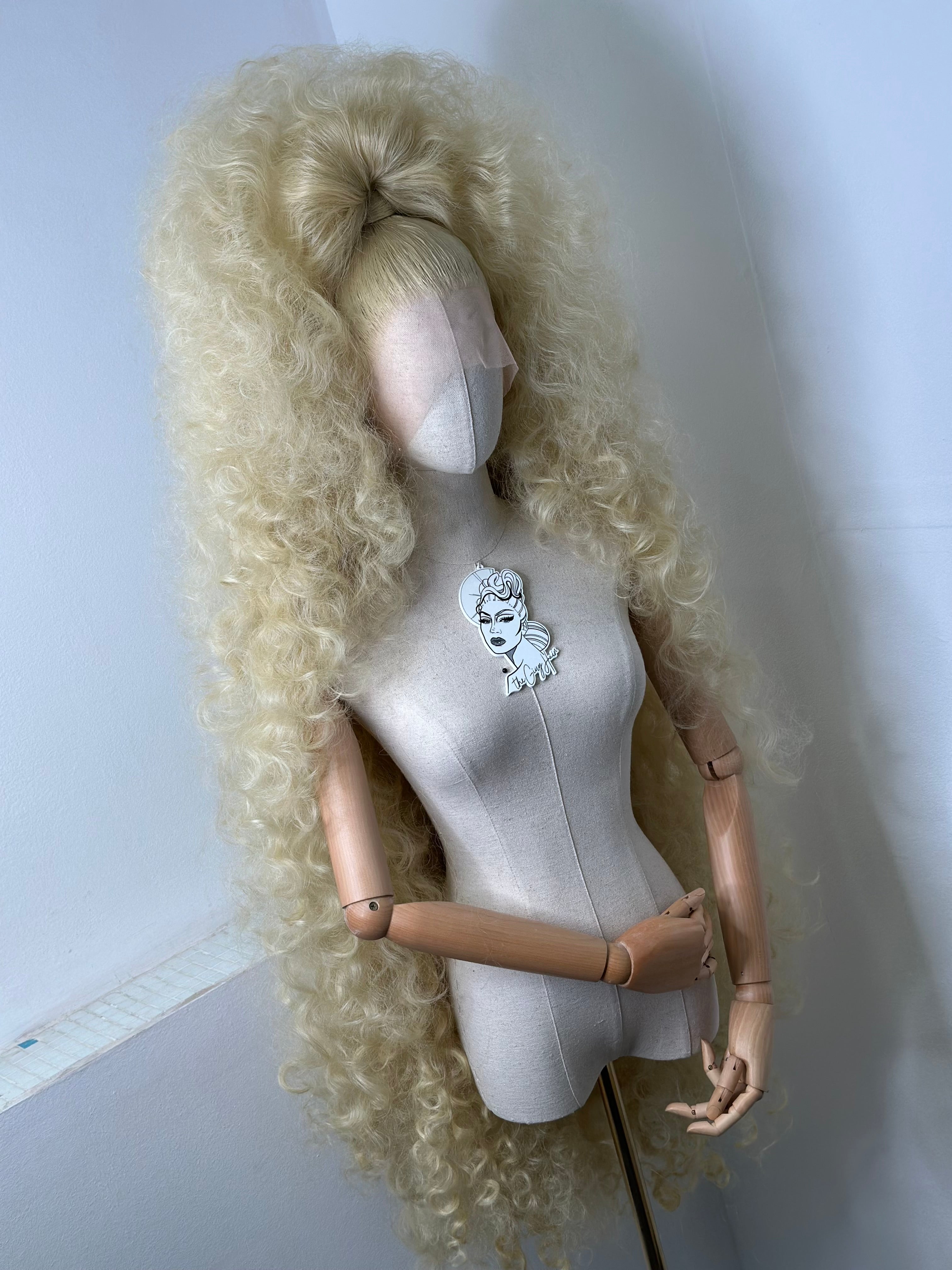 60 inch Double stacked Curly Vanilla
