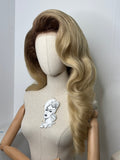 Hollywoodv waves Blonde Roots