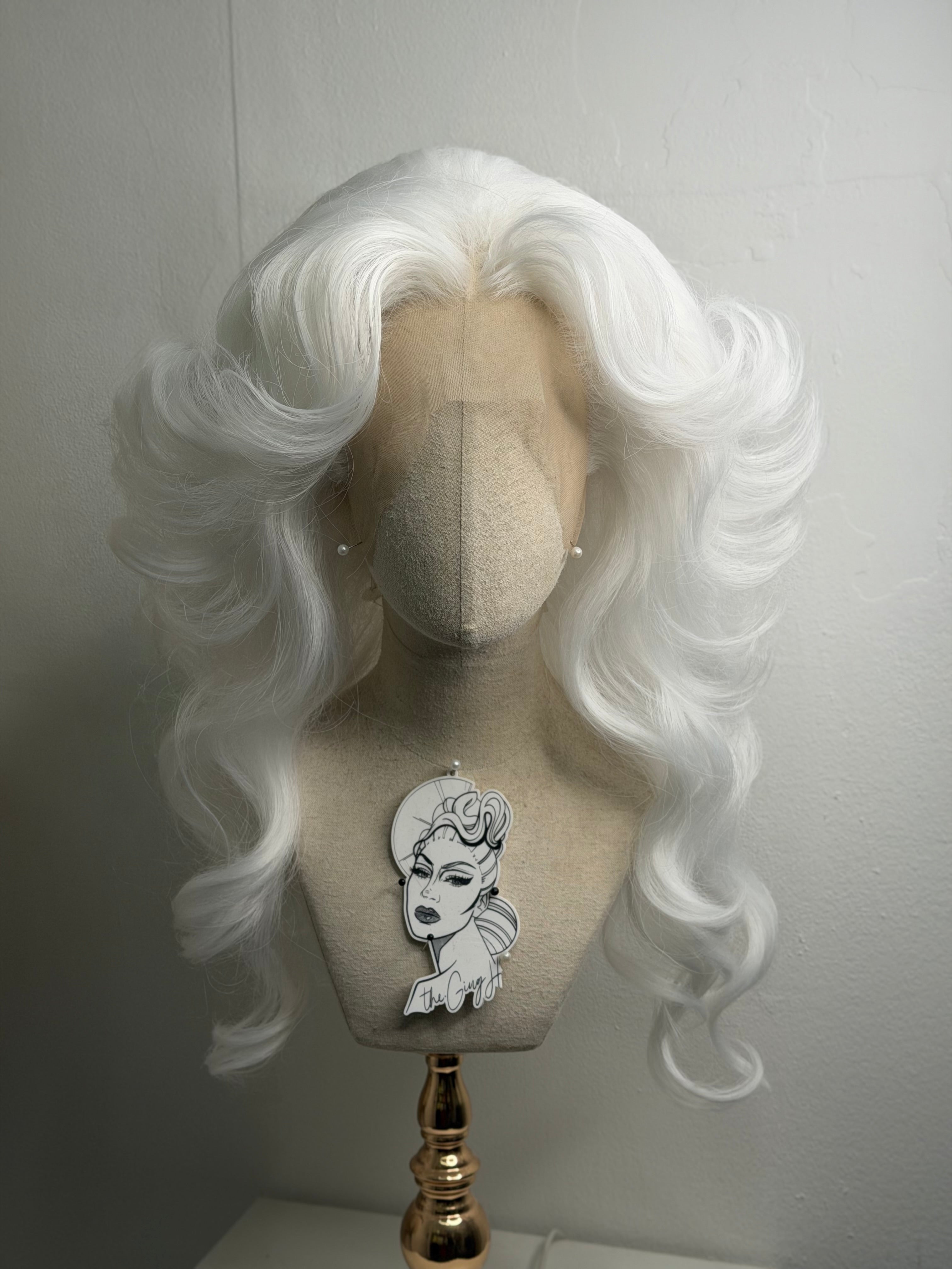70s White Wig