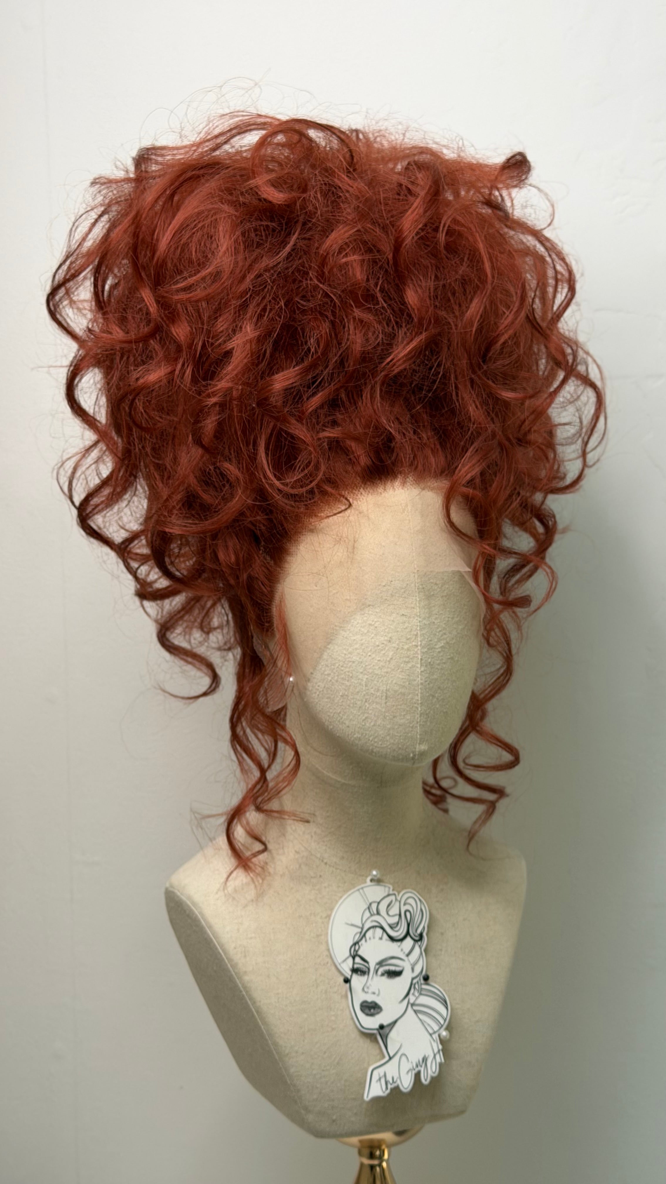Messy dark-Copper  Updo