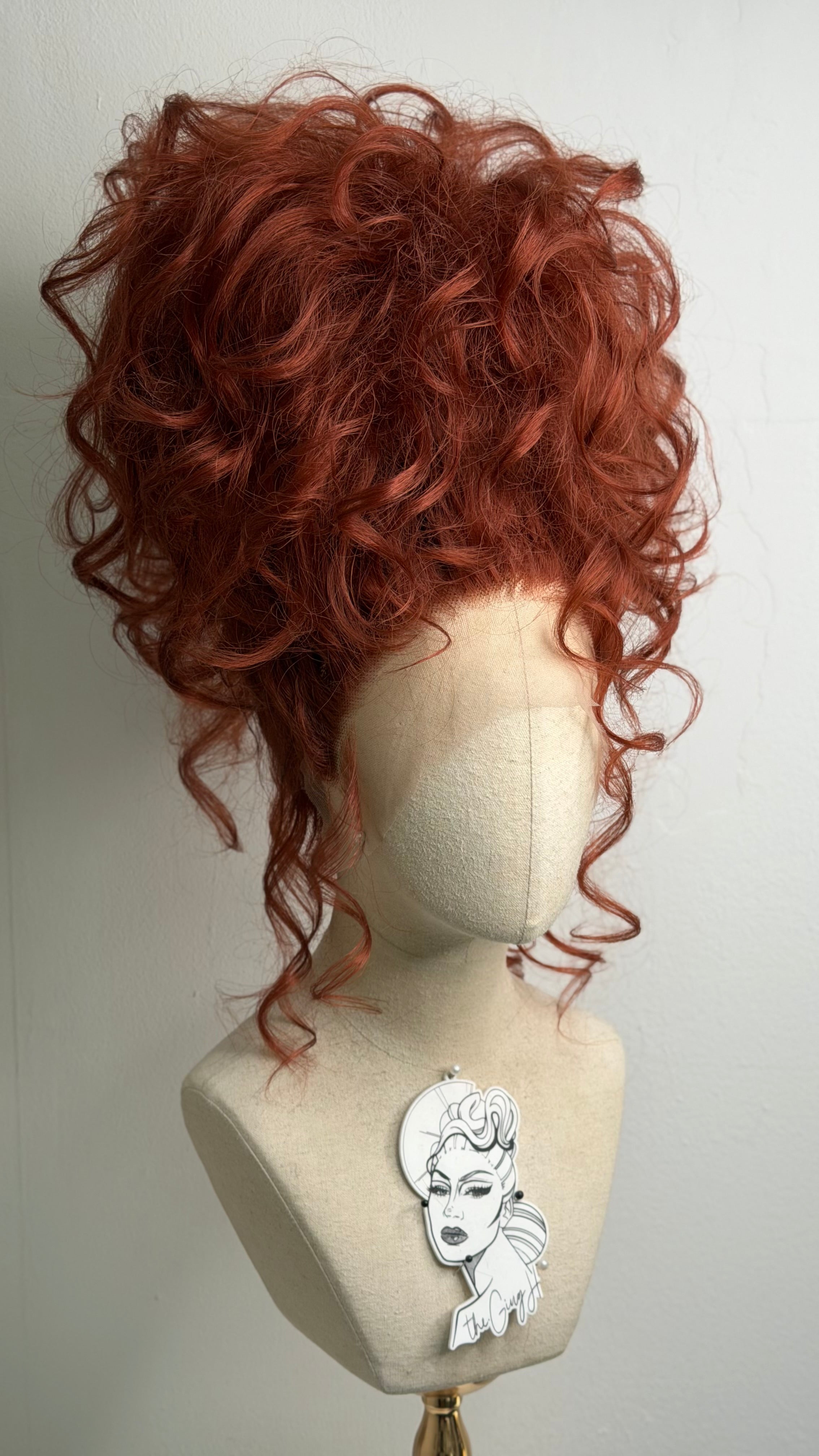 Messy dark-Copper  Updo