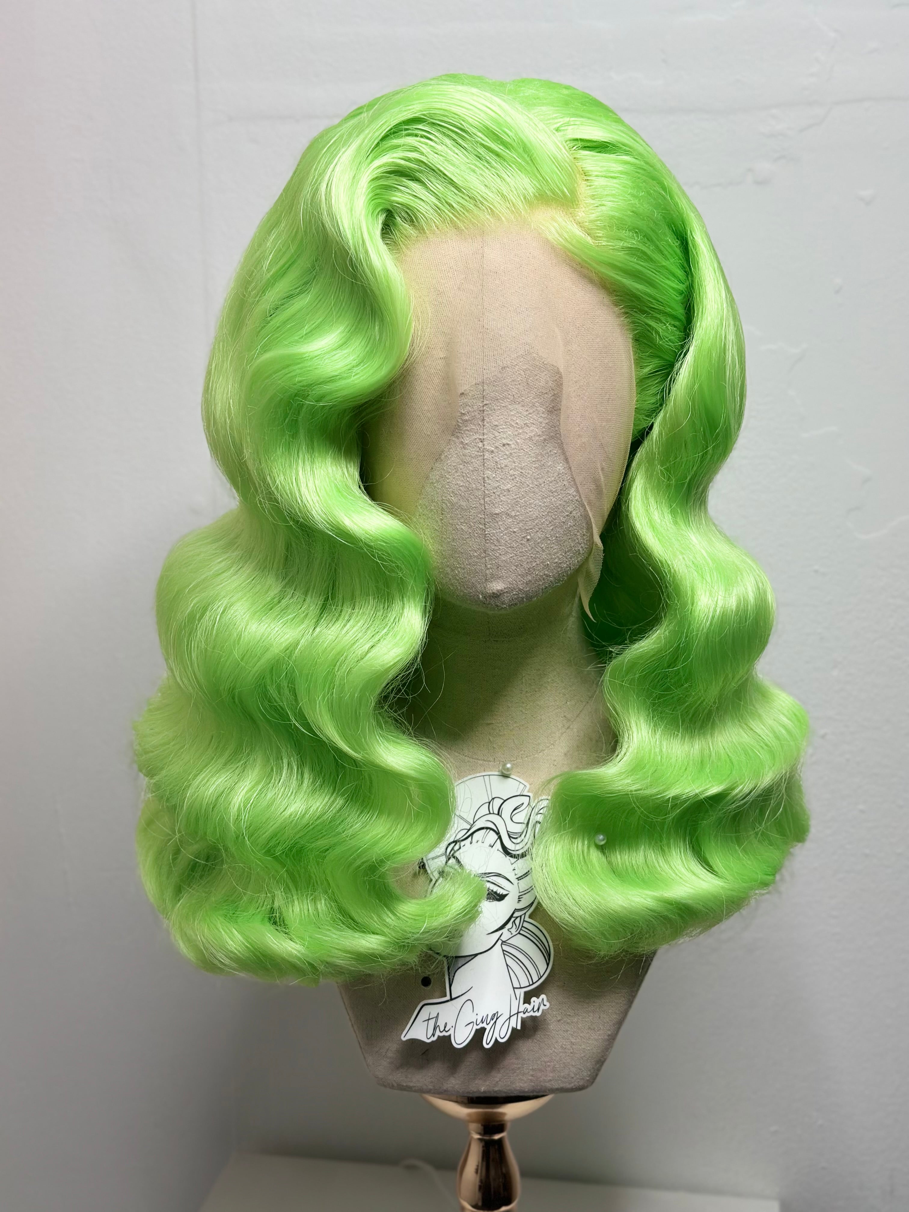 HOLLYWOOD WAVES neon Green