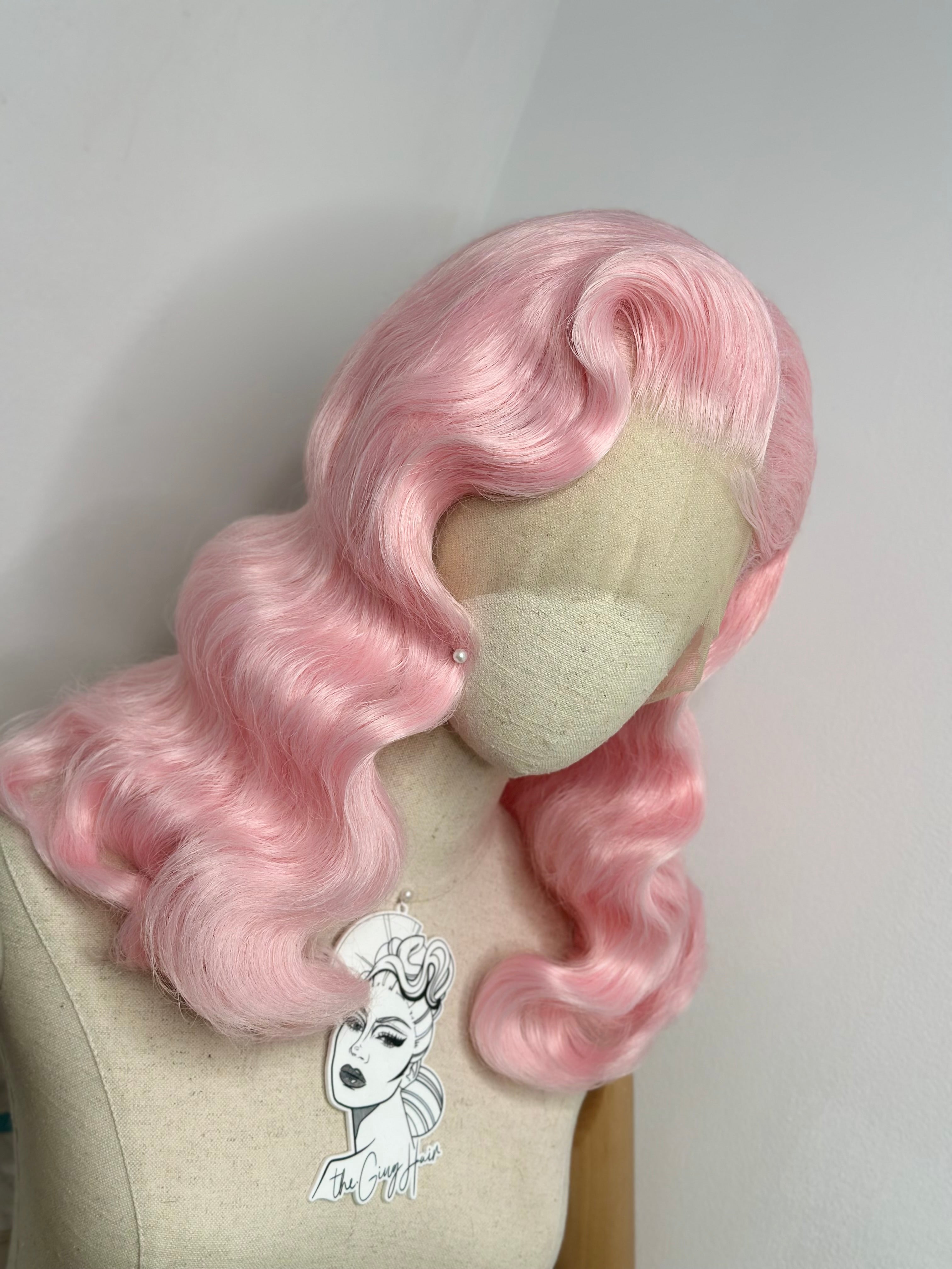 Classy Waves Wig blush Pink