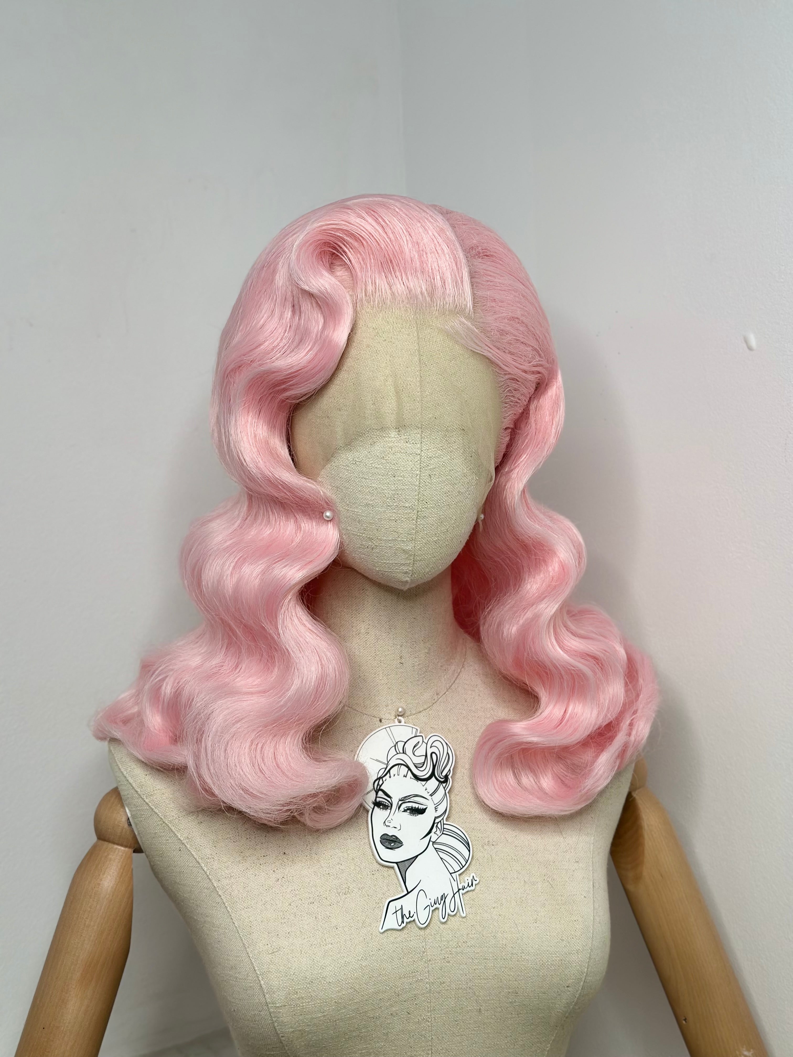 Classy Waves Wig blush Pink