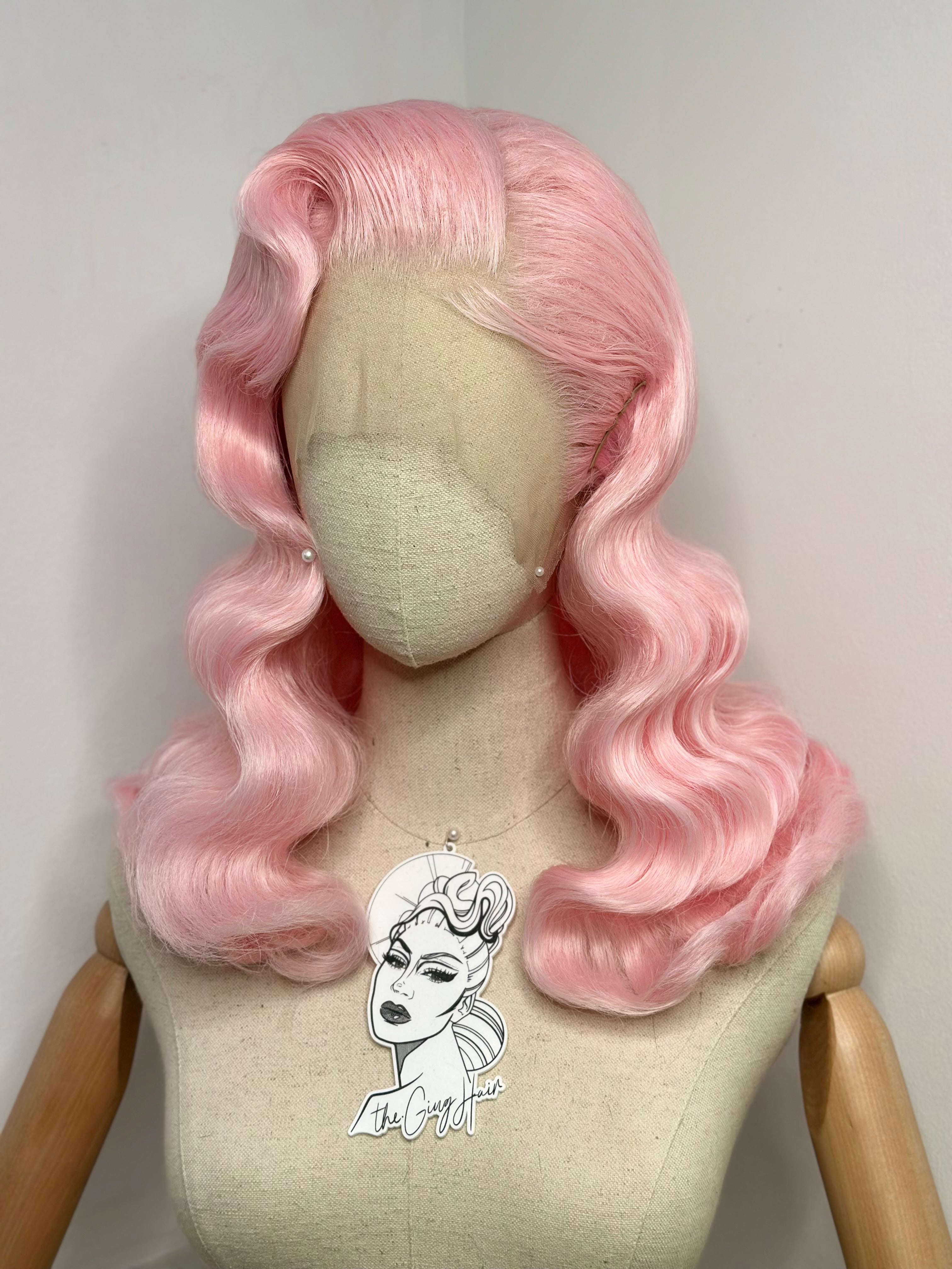Classy Waves Wig blush Pink