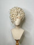 Curly Updo platin Blond