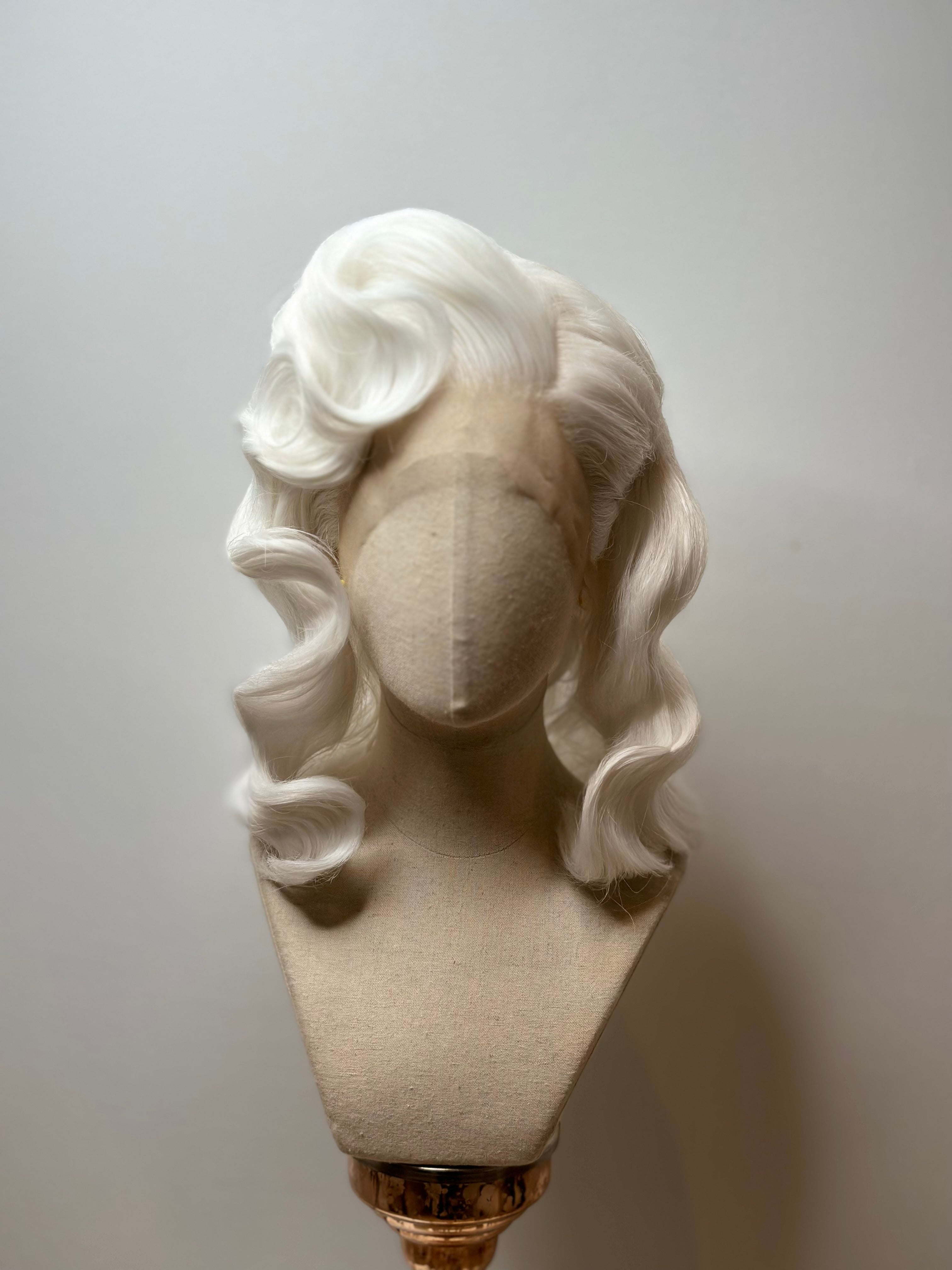 Classy 40s History Wig White
