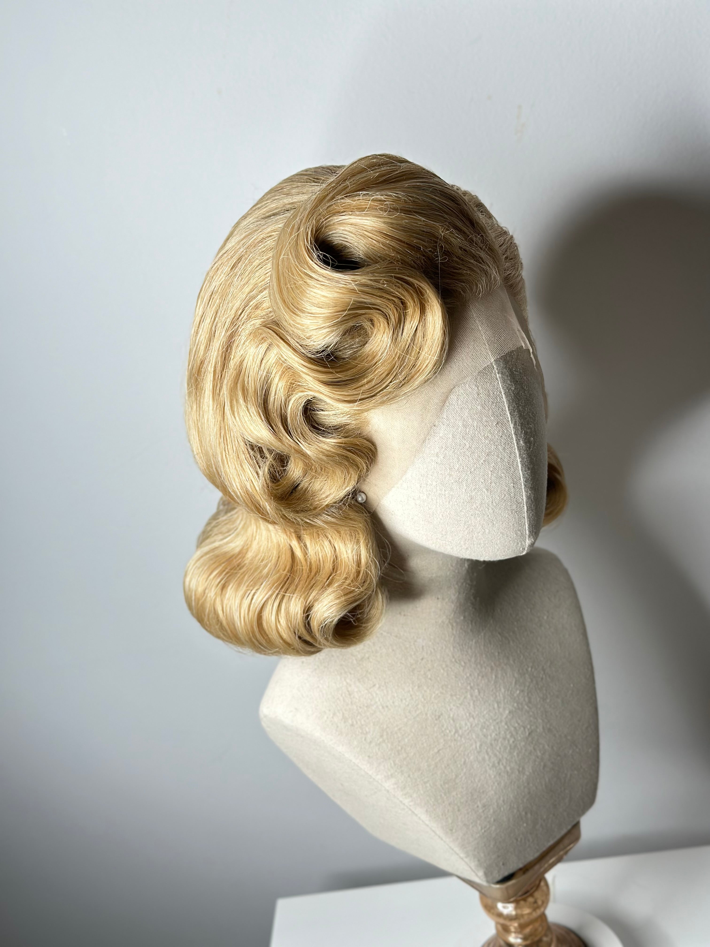 Classy 40s History Wig Natural Blonde