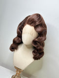 Classy 40s History Wig dark Brown