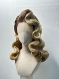 Classy 40s History Wig Blond-Roots