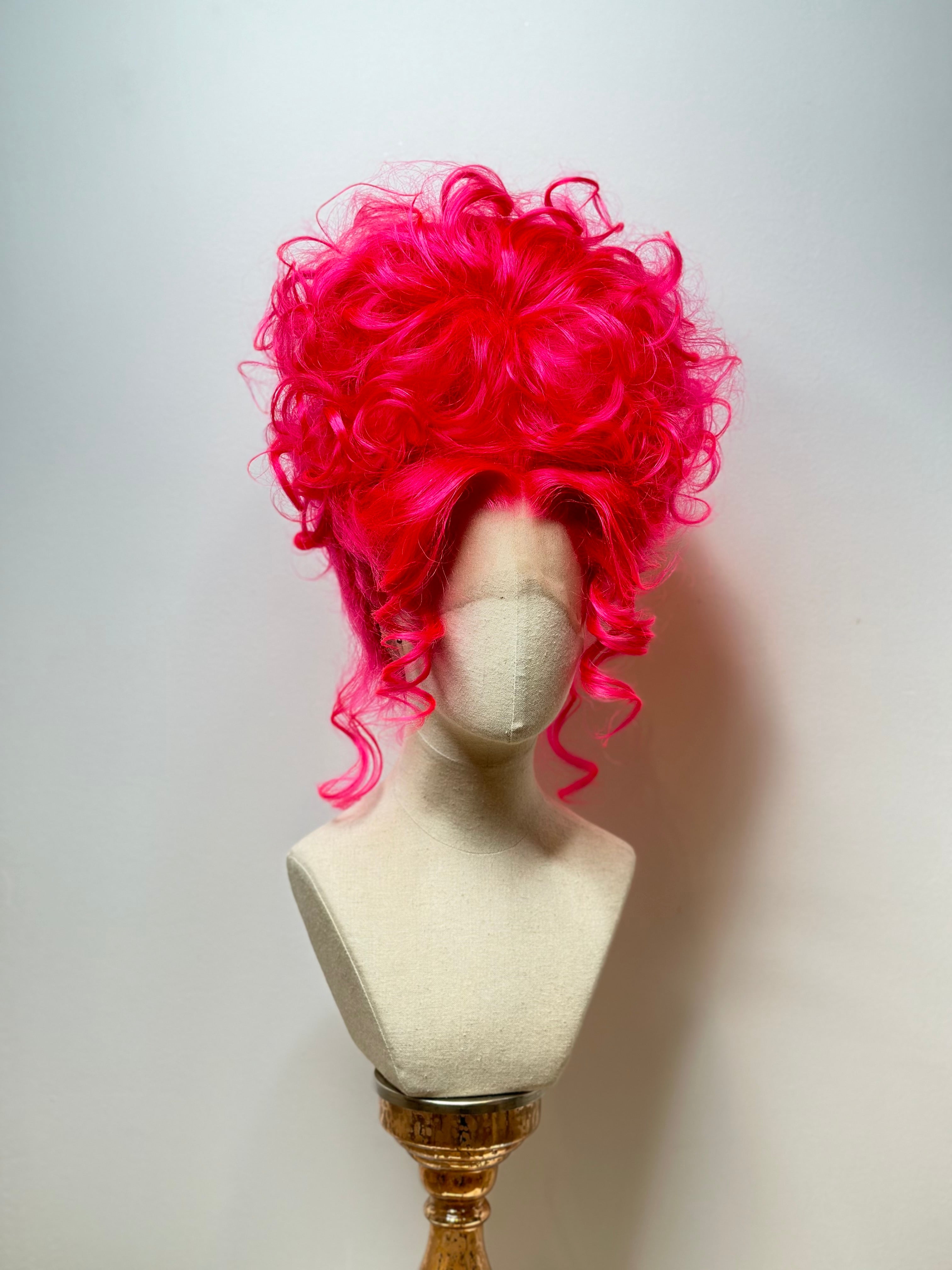 Classy Dolly Updo hot Pink