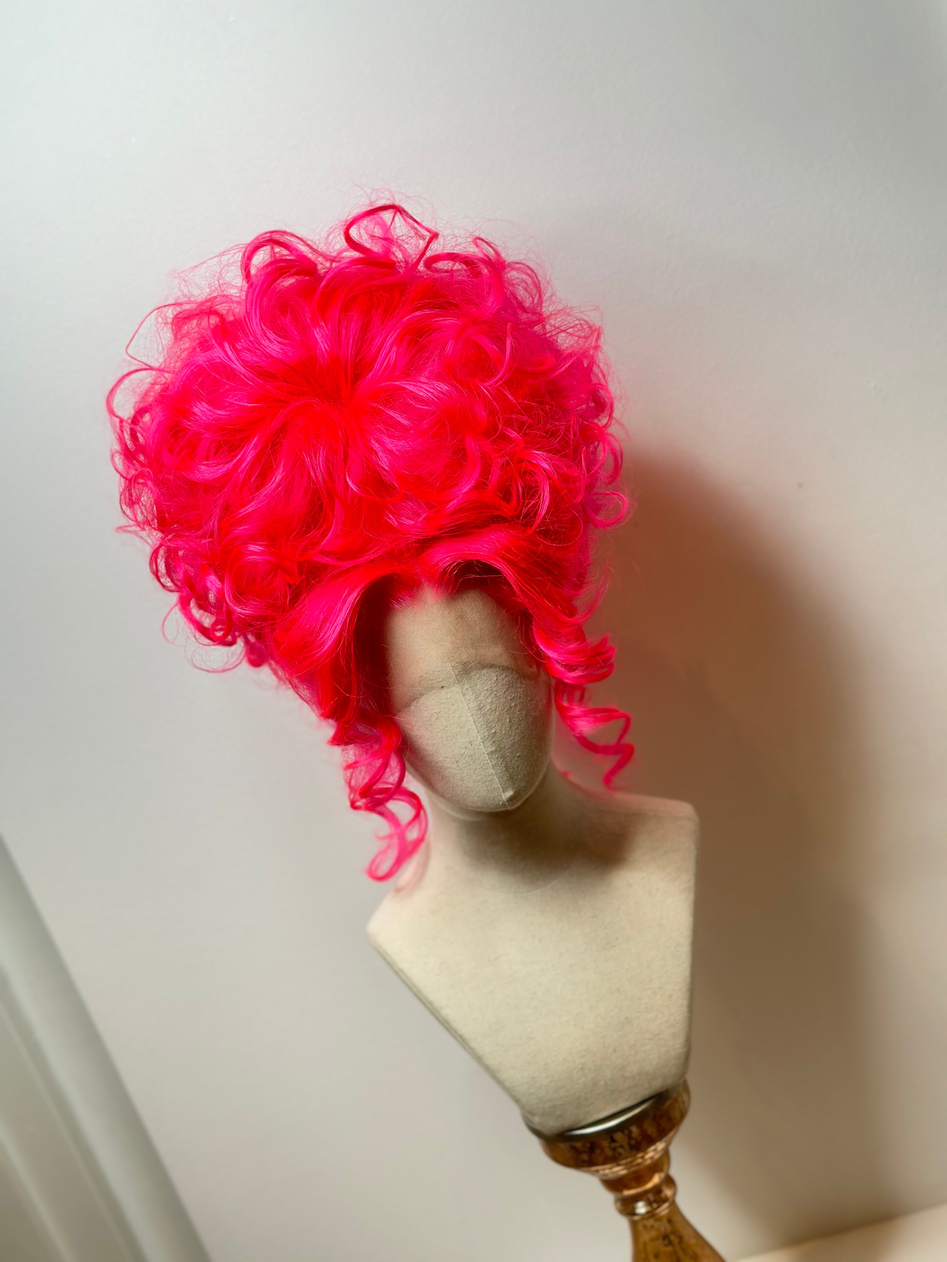 Classy Dolly Updo hot Pink