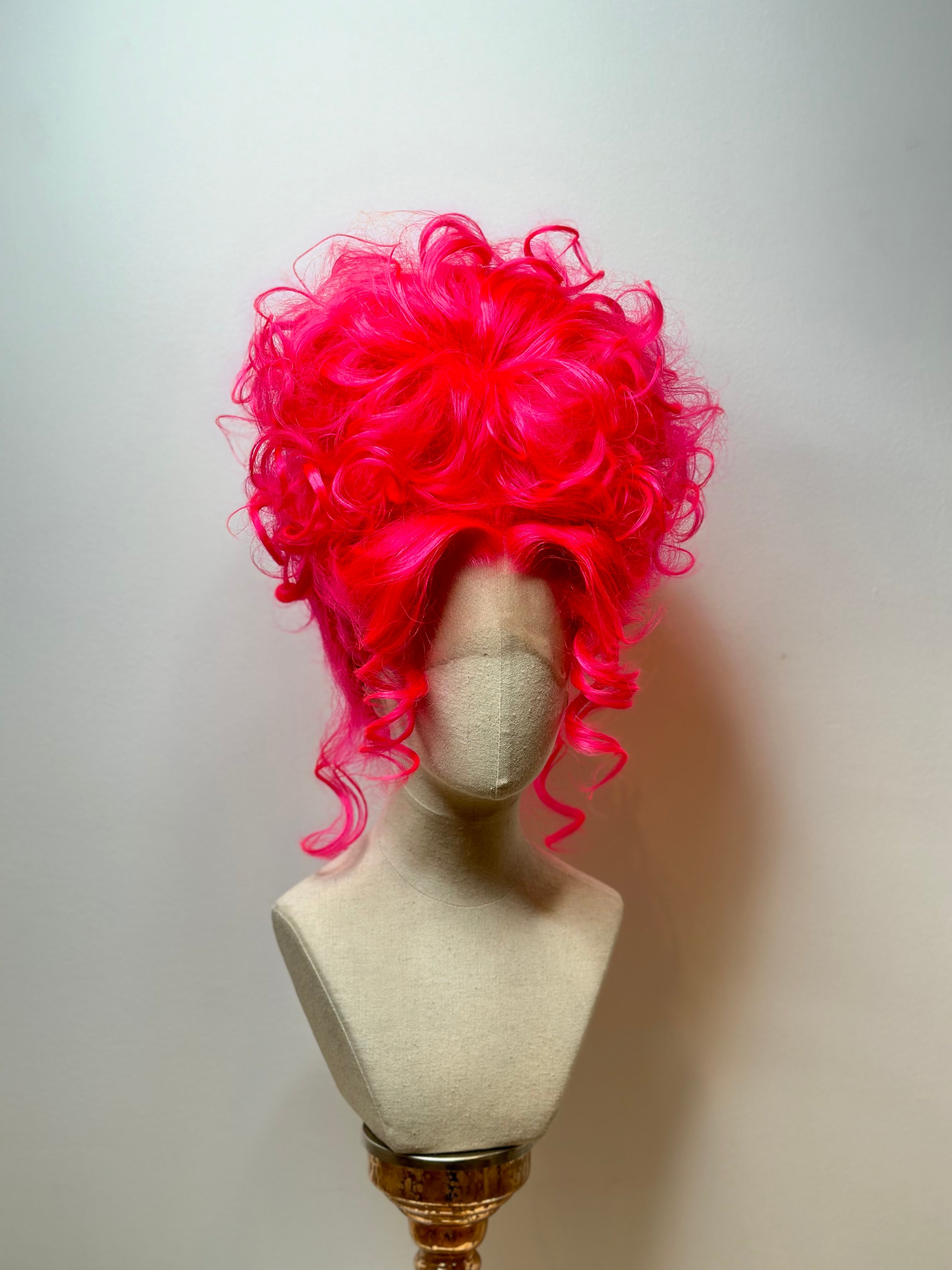 Classy Dolly Updo hot Pink