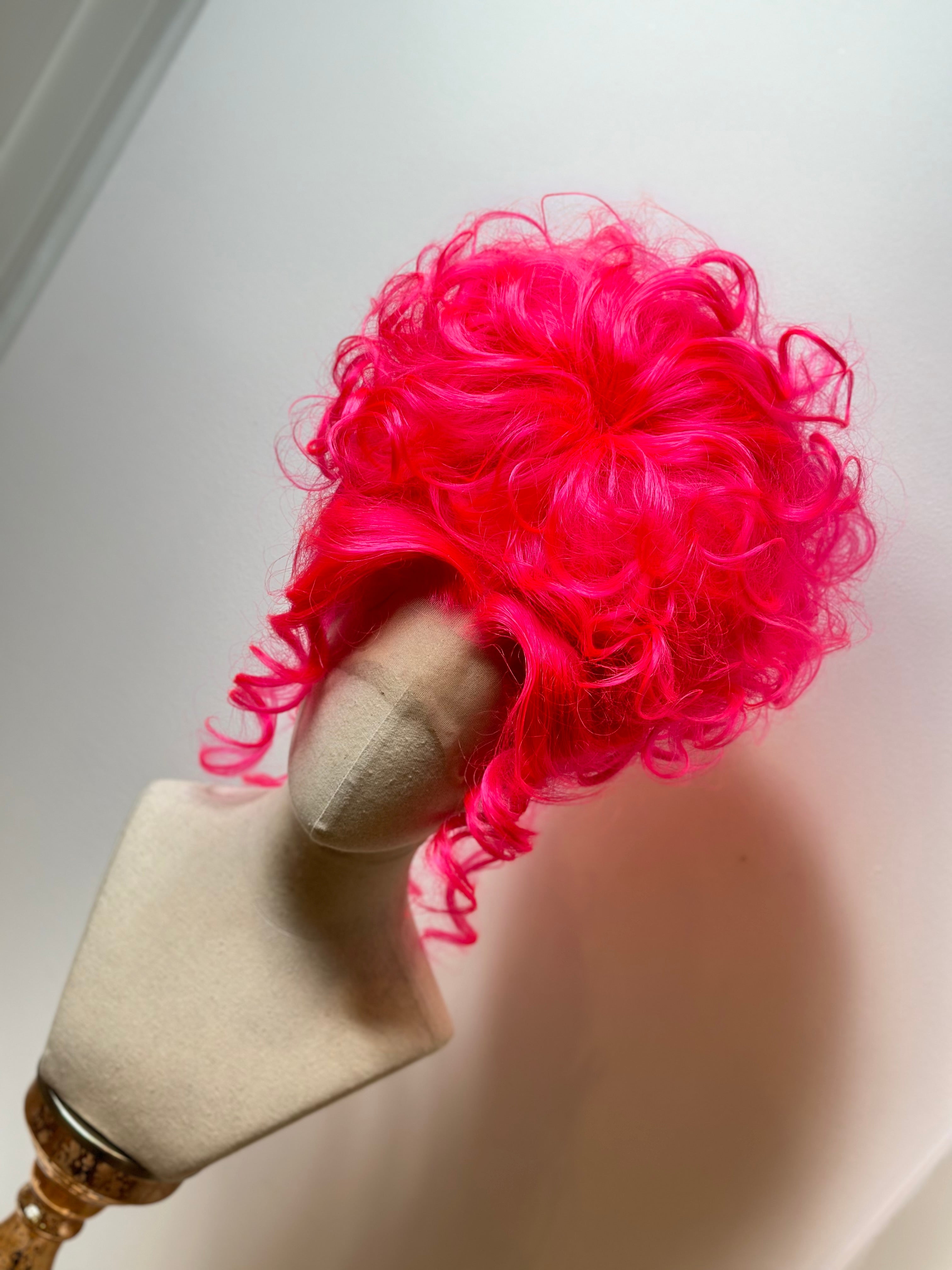 Classy Dolly Updo hot Pink