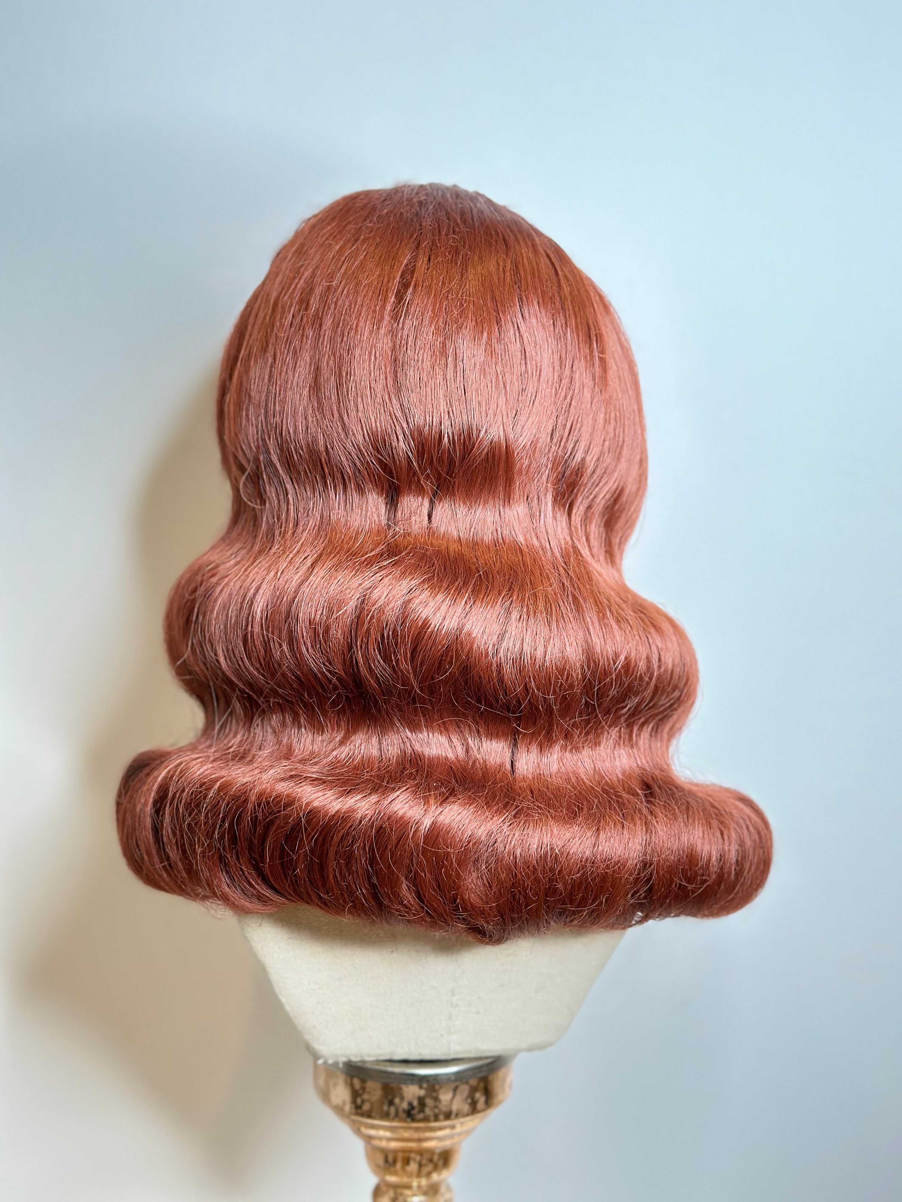 Classy 40s History Wig Dark Copper