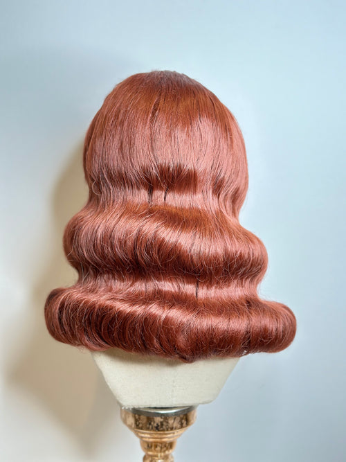 Classy 40s History Wig Dark Copper