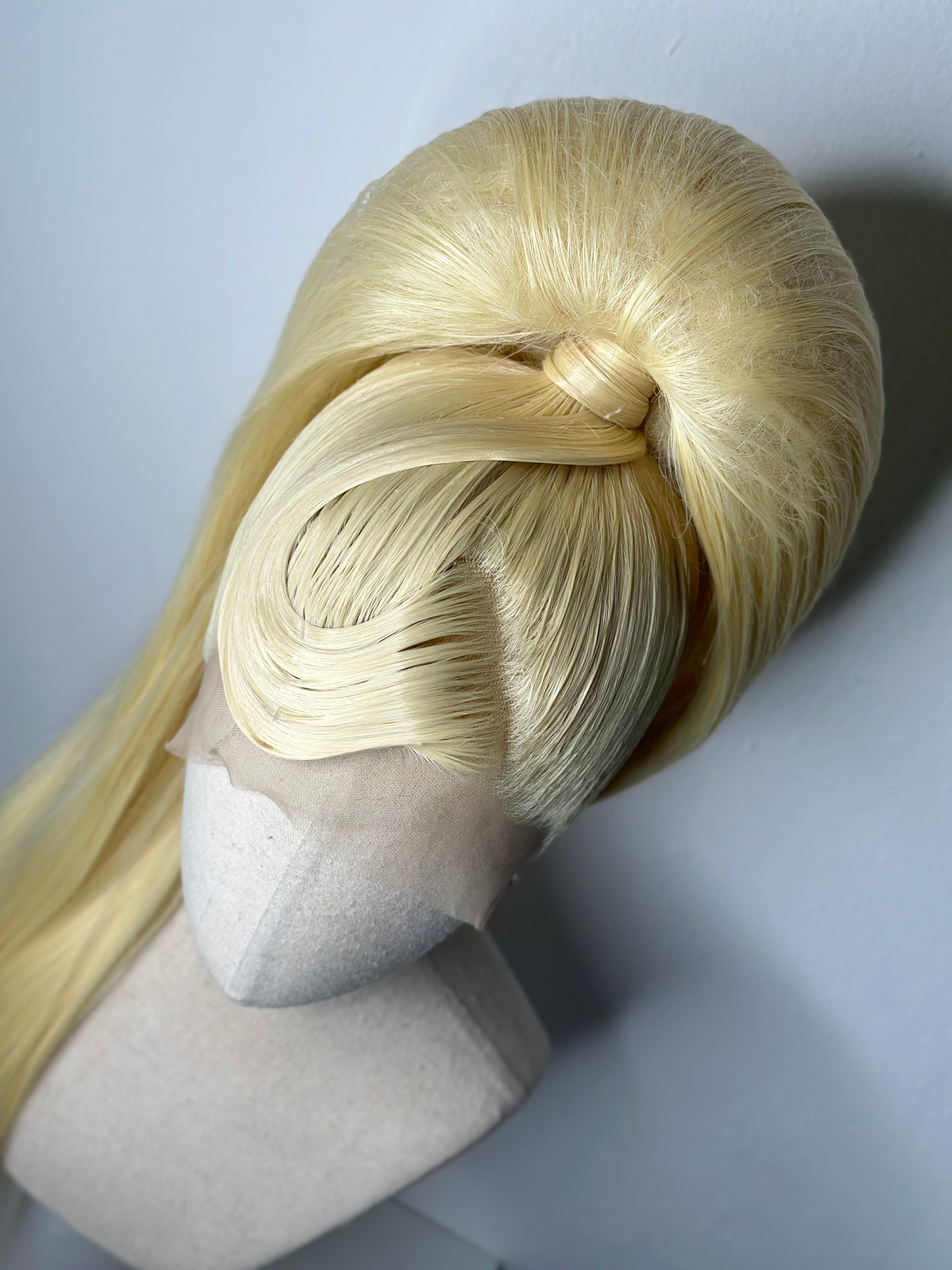 Puffy sleek ponytail Wig Ginger