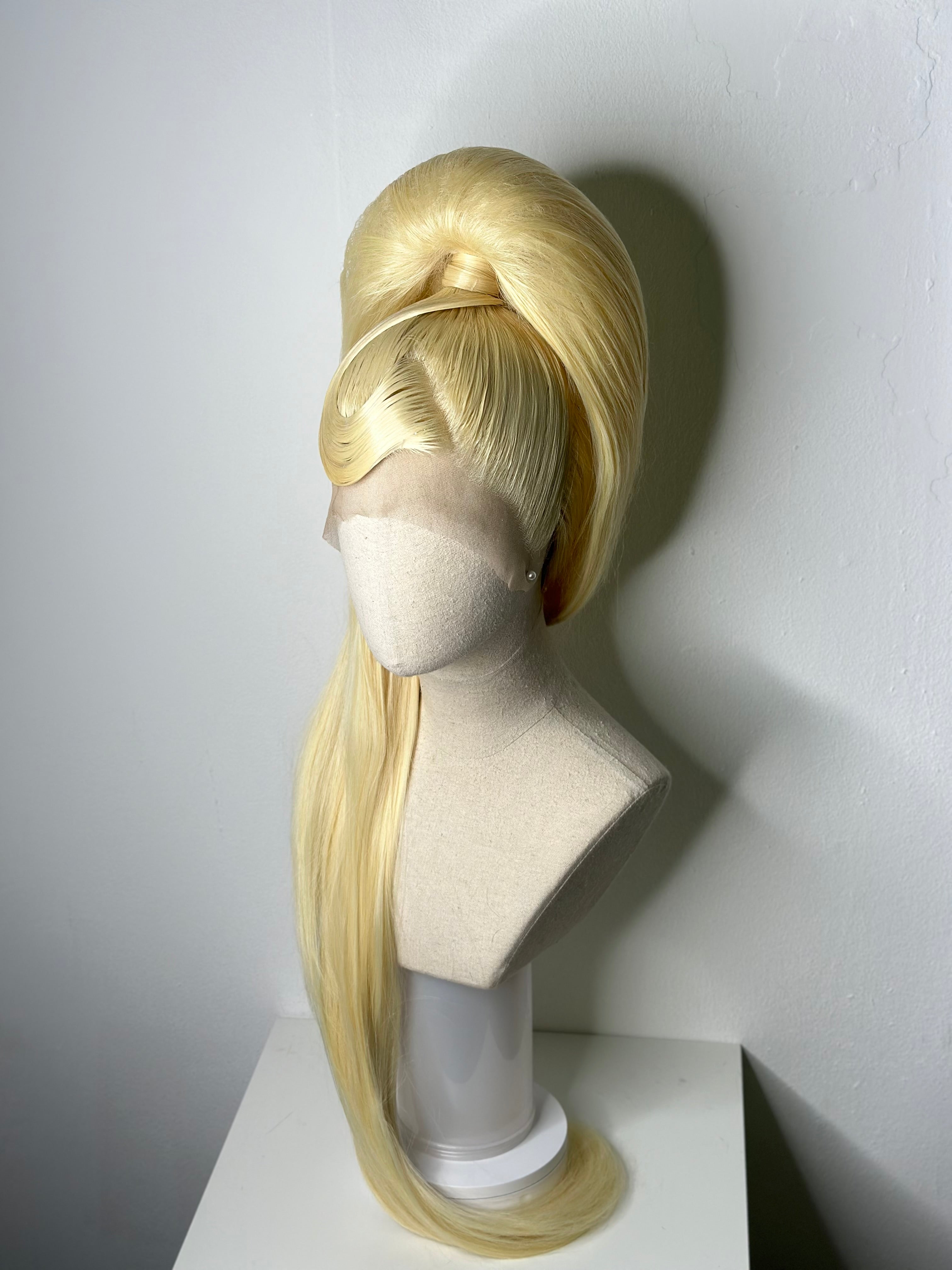 Puffy sleek ponytail Wig Ginger