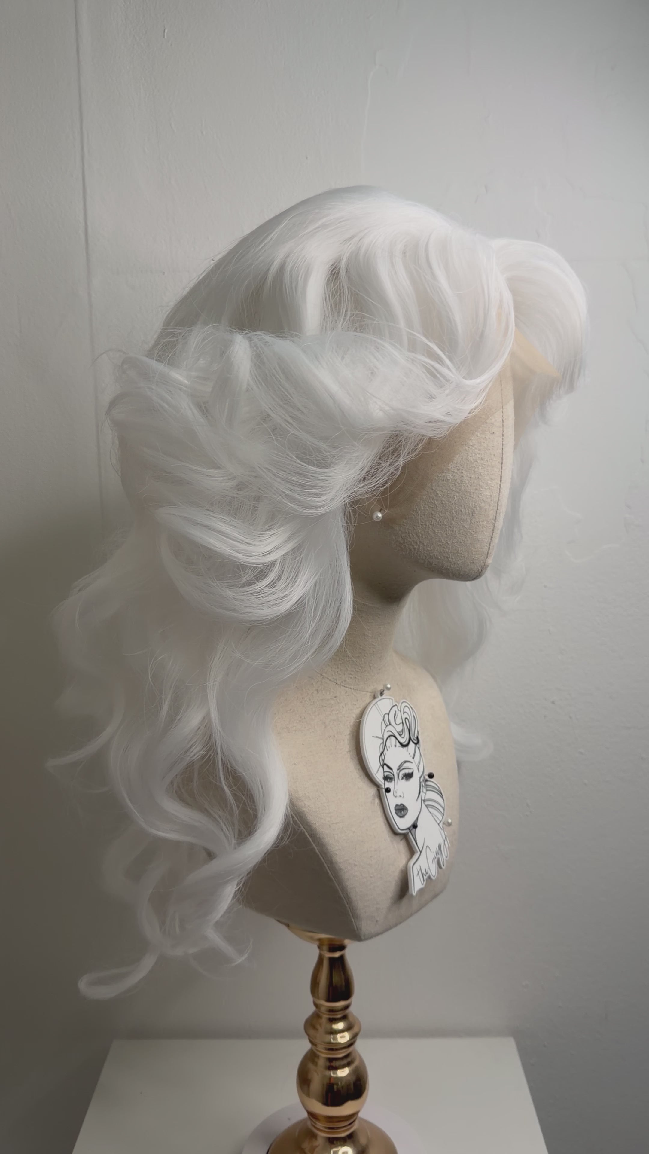 70s White Wig