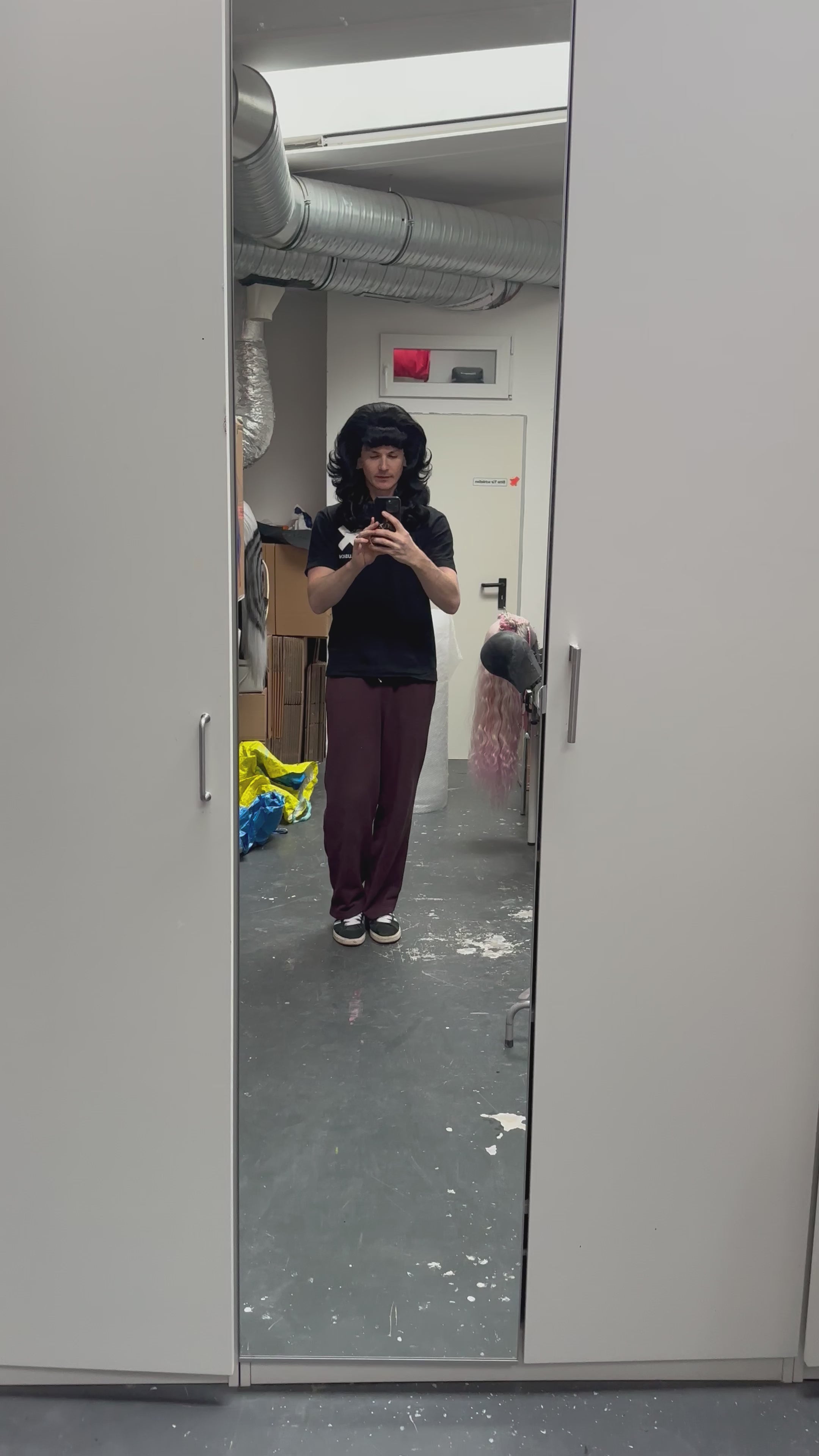 70s Balck Wig