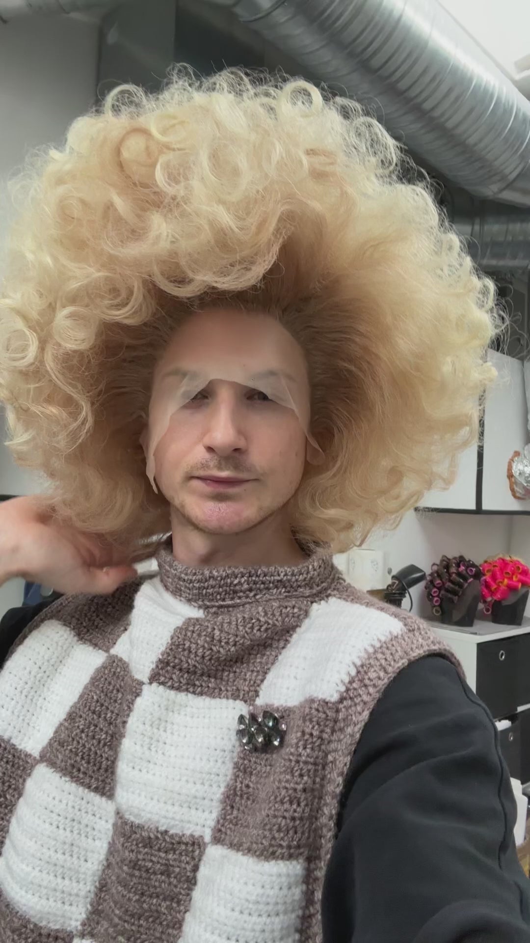 Big Curly Blonde Mix