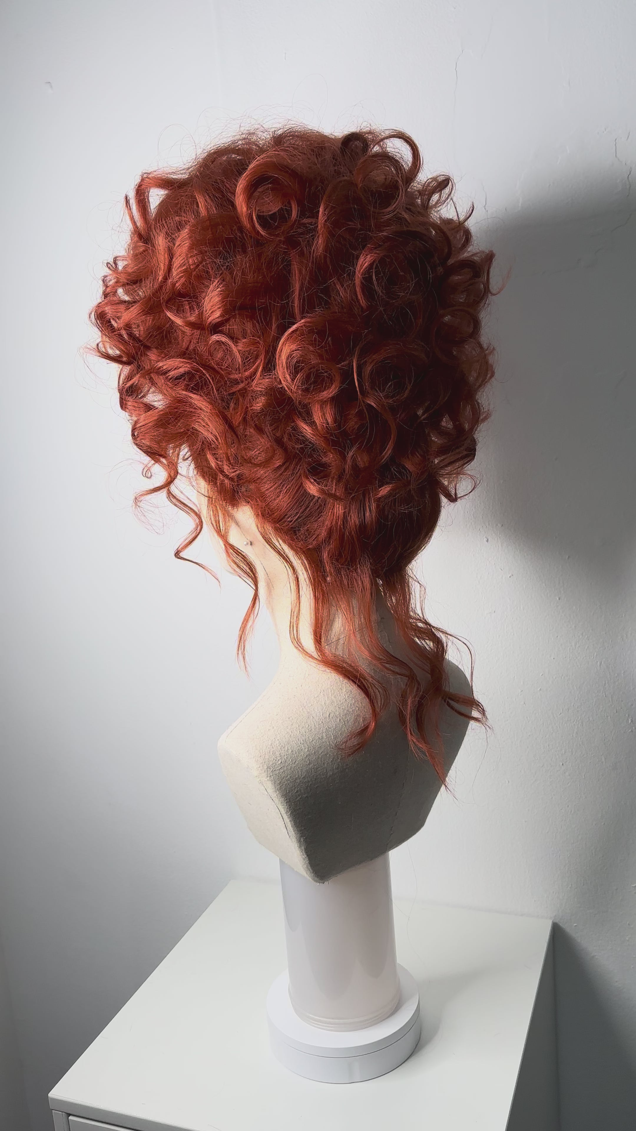 Classy Dolly Ginger Updo