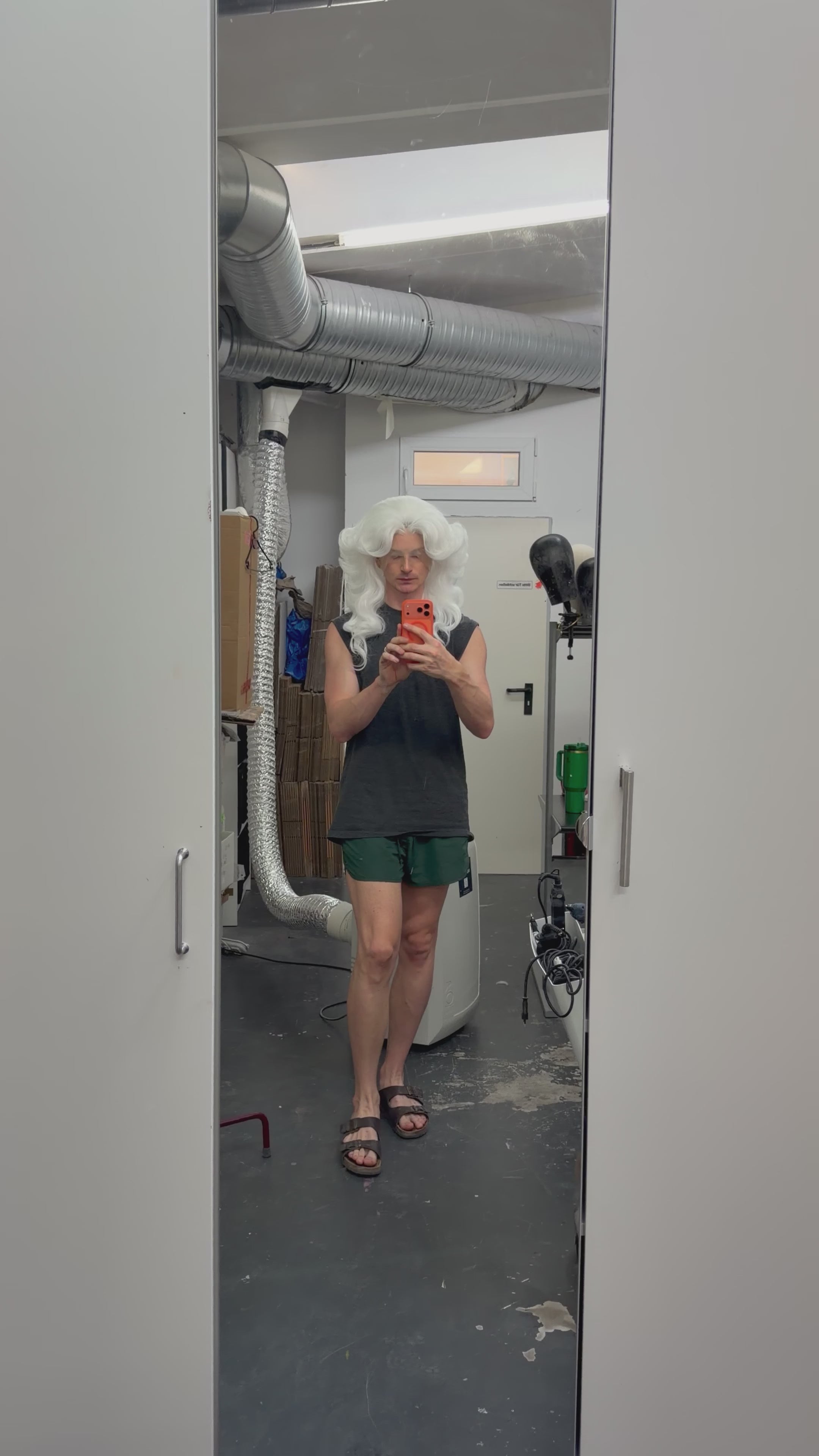 70s White Wig