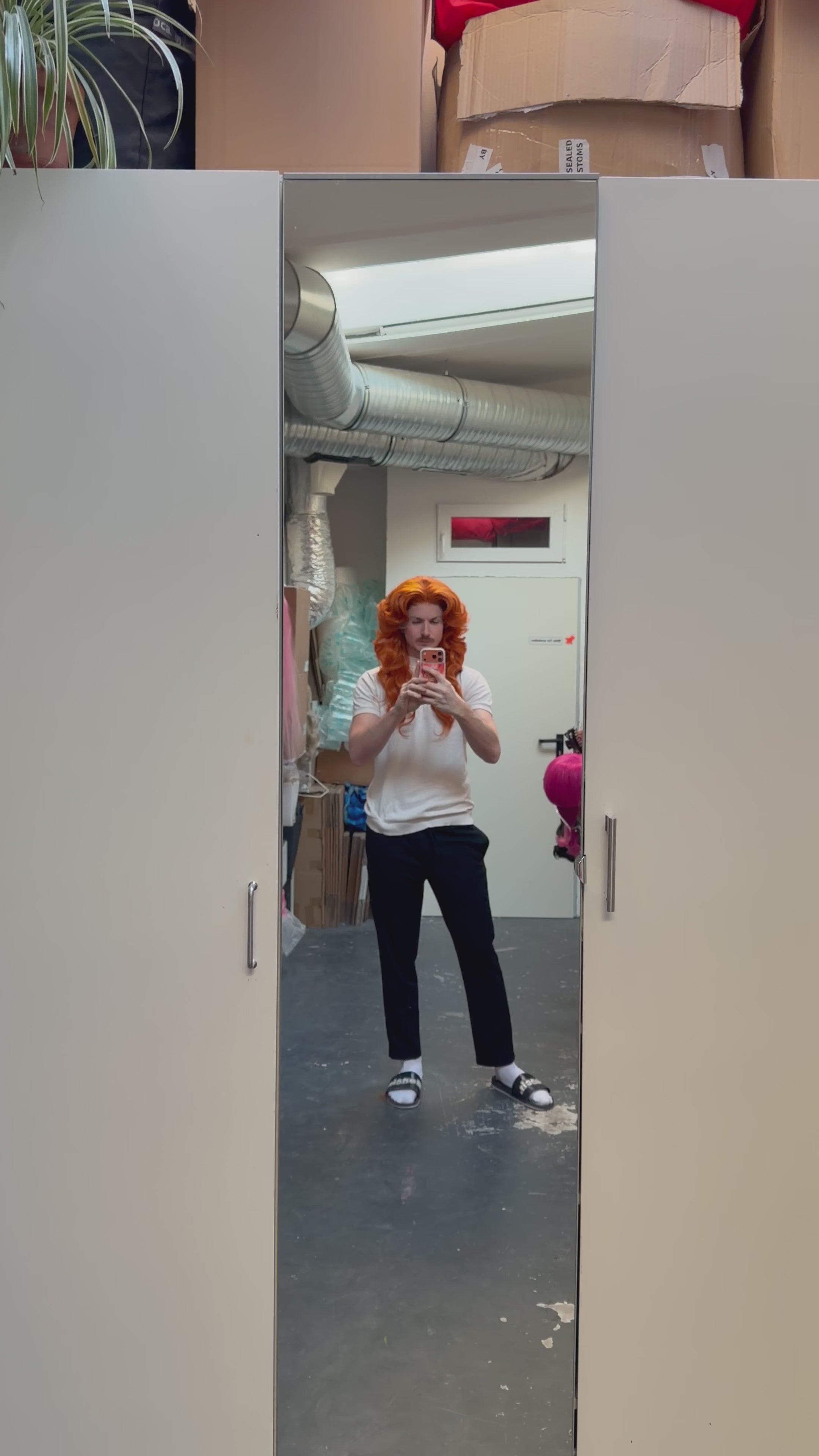 70s Wig pumpkin Ginger